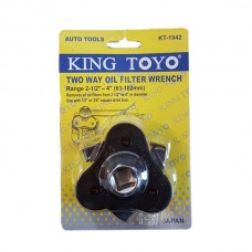 KING TOYO Two Way Oil Filter Wrench 2-1/2' - 4' (63-102mm) KT-1942 